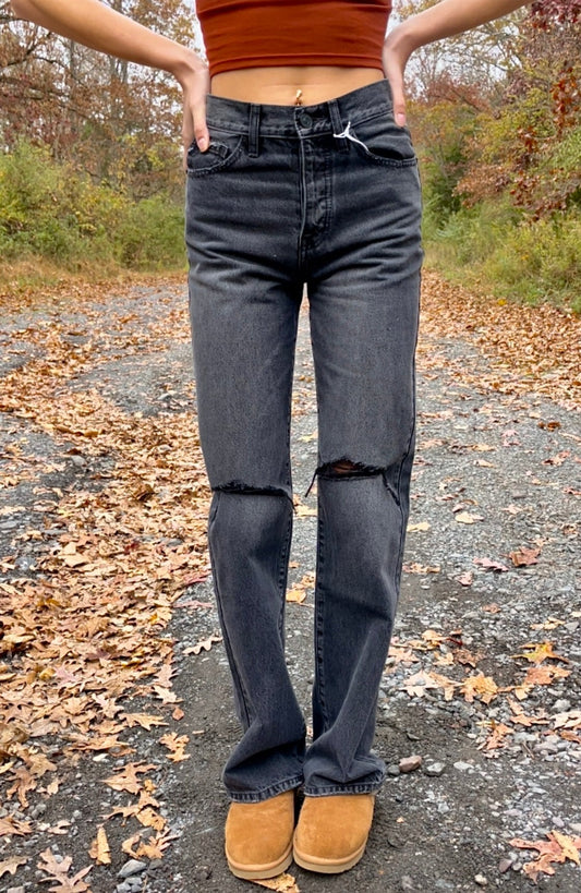 High Rise 90s Flare Jeans